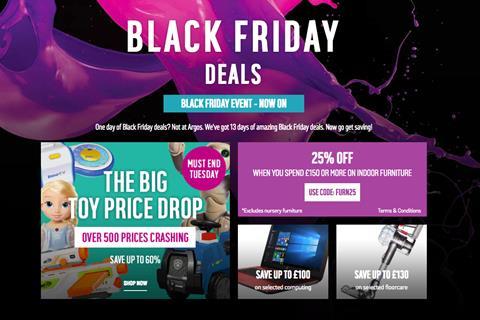 Argos black friday toy offers on sale