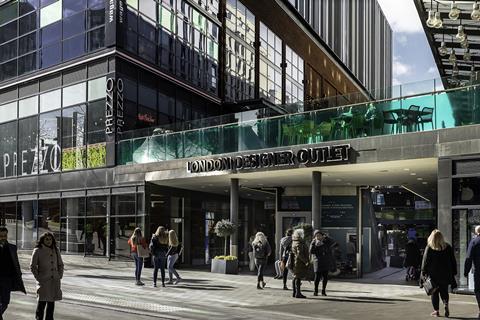 London Designer Outlet entrance