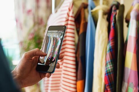 Shopping on mobile phone