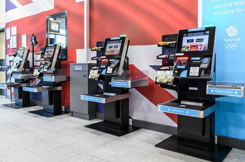 Aldi self-service checkout tills