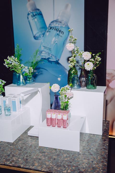 K beauty products on display at Superdrug