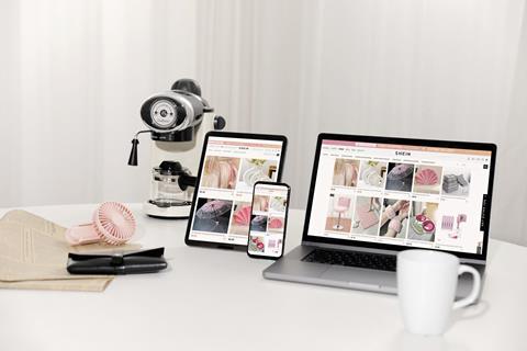 Shein laptop and phone