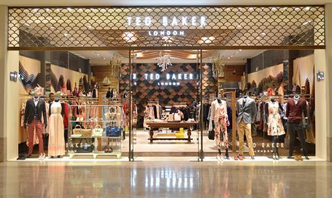 Ted Baker fascia