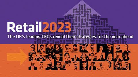 Retail 2023 cover, which reads: 'Retail 2023 – The UK's leading CEOs reveal their strategies for the year ahead'