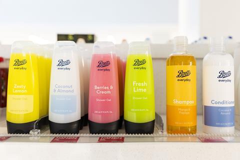Boots Everyday bath and shower range