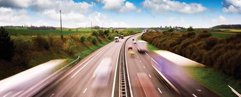 Supply Chain motorway trucks