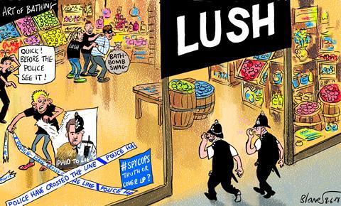 Blower Lush cartoon 5 June