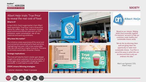 Innovation of the Week - Albert Heijn True Price trial