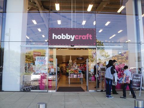 The arts and crafts retailer aims to more than double its store portfolio