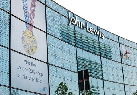 John Lewis ‘wrapped’ its Westfield Stratford store in celebration of the Games