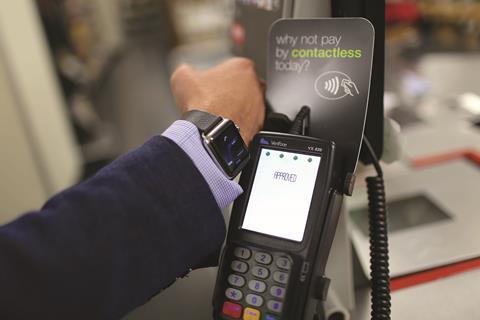 Apple Pay in use at Marks & Spencer