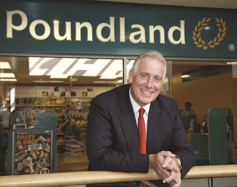 Poundland boss Jim McCarthy says it is considering smaller stores