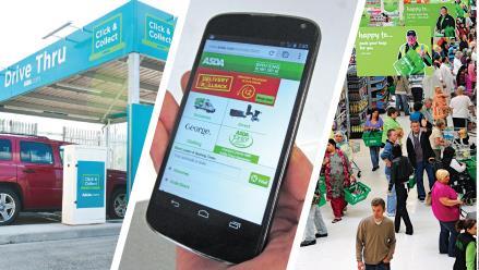 Asda’s multichannel initiatives include drive-thru and a mobile app