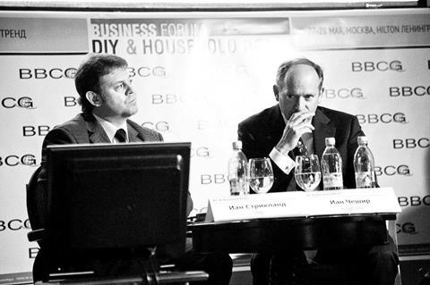 Ian Cheshire speaks at a Russian Retail conference in 2010