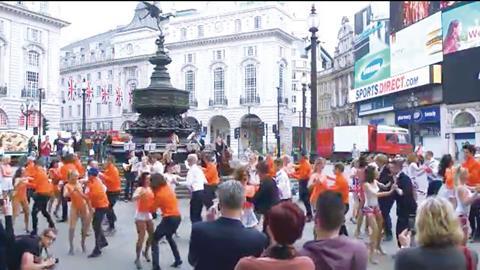 Flash mobs aren’t new but Sainsbury’s effort is a nice addition to its campaign
