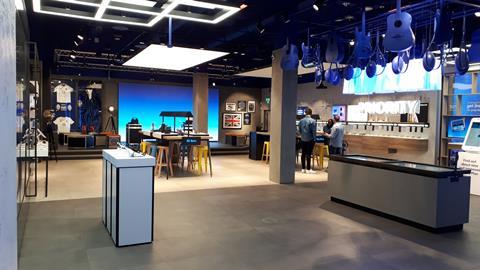 The O2 store at The O2 has sports and music paraphenalia in store