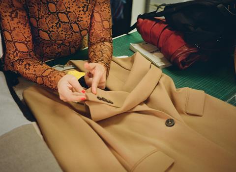 Tailor making adjustments to a coat