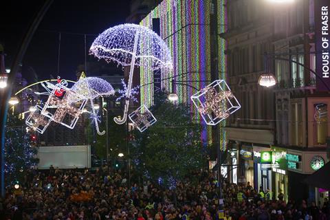 Oxford Street Christmas lights