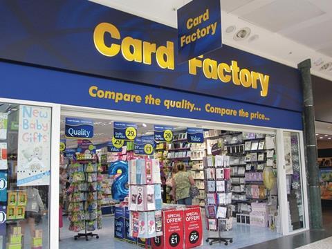 Card Factory's management is selling off 7.4m shares