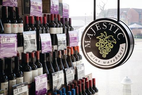 Majestic Wine has reported a rise in sales but a fall in profits as it invested in infrastructure, technology and consumer insights.