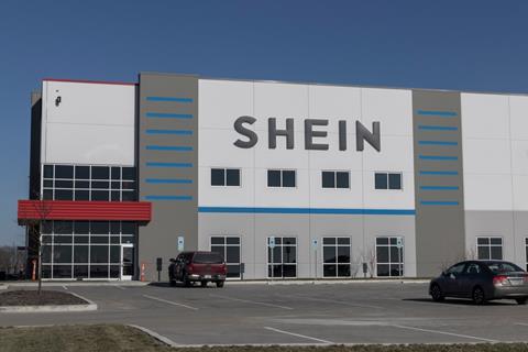 Shein distribution centre