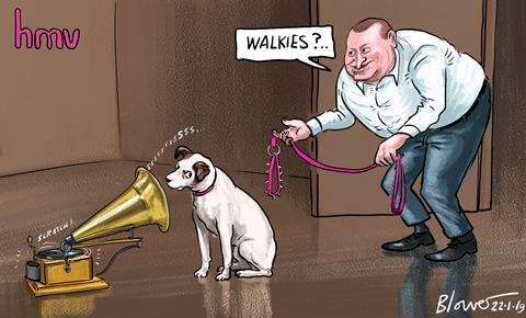 HMV cartoon 22 January 2019