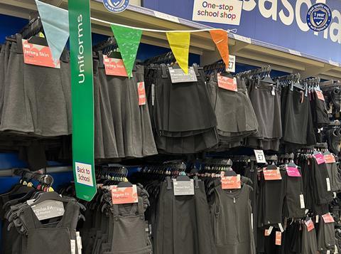 Back to school Tesco