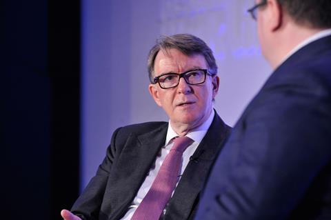 Lord Mandelson tells retailers at Retail Week Live to take responsibility for ethical supply chain