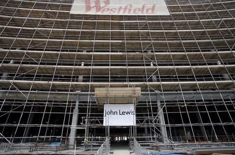 John Lewis Westfield Stratford ToppingOut