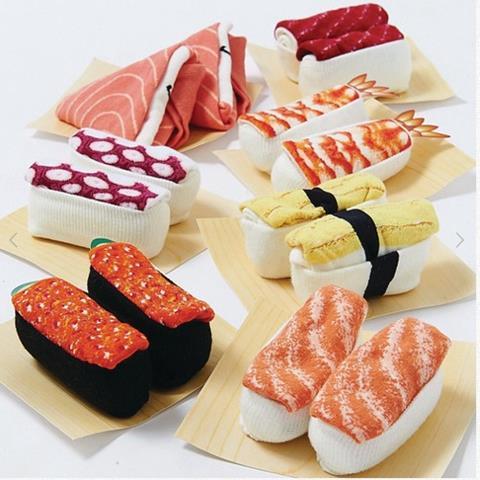 Keep your socks in pairs has never been more appealing than with Tokyo Otaku Mode’s socks that look like sushi when rolled up.