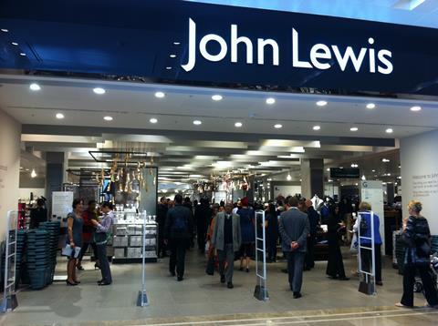 John Lewis sales fell 3.2% last week year-on-year