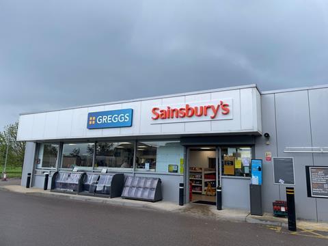 Sainsbury's_Greggs Petrol Station 1