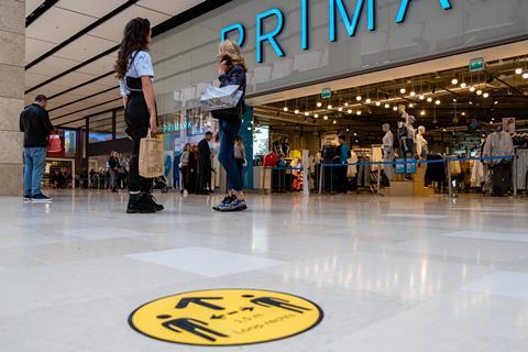 Primark social distancing