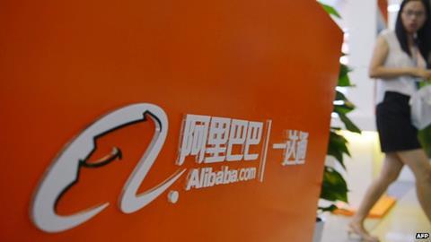 Chinese ecommerce giant Alibaba has appointed Daniel Zhang as its new chief executive as it reported a 45% jump in sales.
