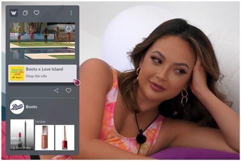 love island boots shop tv LG