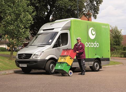 Online retailer Ocado is developing robots to pick and pack groceries in a move that could reduce the reliance on staff at its warehouses.