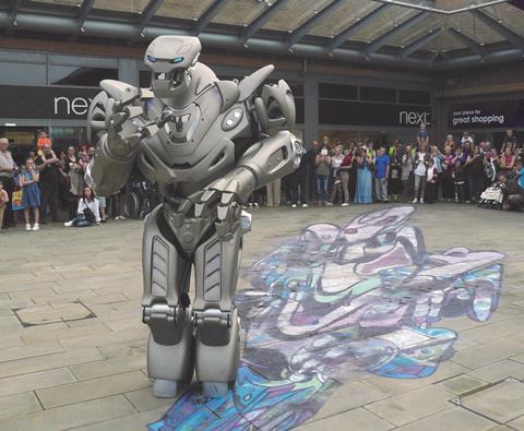 Roboshop: Crystal Peaks in Sheffield regularly puts on events to engage shoppers