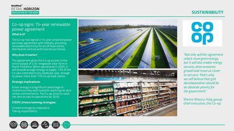 Innovation of the Week - Co-op signs 15-year renewable power agreement