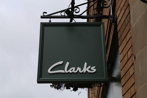 Clarks shop sign