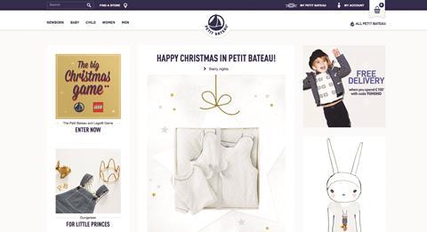 Petit Bateau website