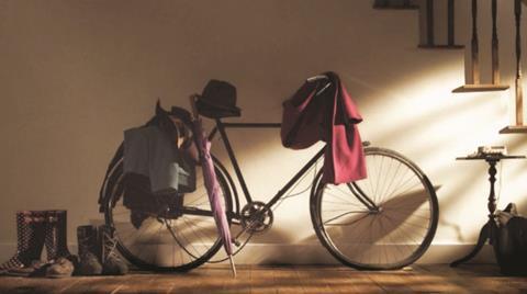 Antidote’s TV ad for Evans includes a scene of a bicycle used as a coat stand