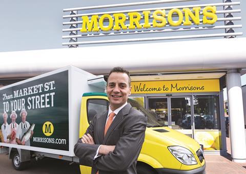 Morrisons outgoing boss Dalton Philips is to stand down on Monday as the embattled grocer continues its search for his replacement.