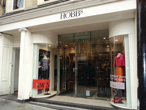 Hobbs has broadened its product appeal and offers a range of sub-brands