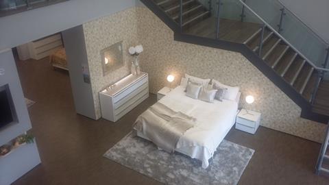 Bedroom by staircase