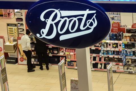 Boots London shopping centre