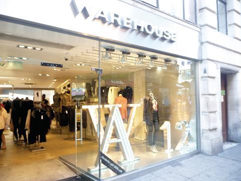 Warehouse has 294 stores in the UK