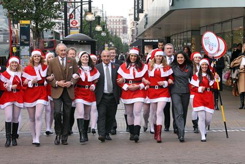 Sir Philip Green and Harold Tillman promote traffic-free day