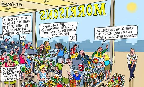 Blower cartoon morrisons