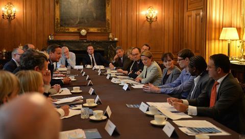 Grocery bosses meet with David Cameron