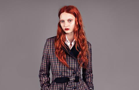 Aquascutum’s autumn ad campaign features a younger female model